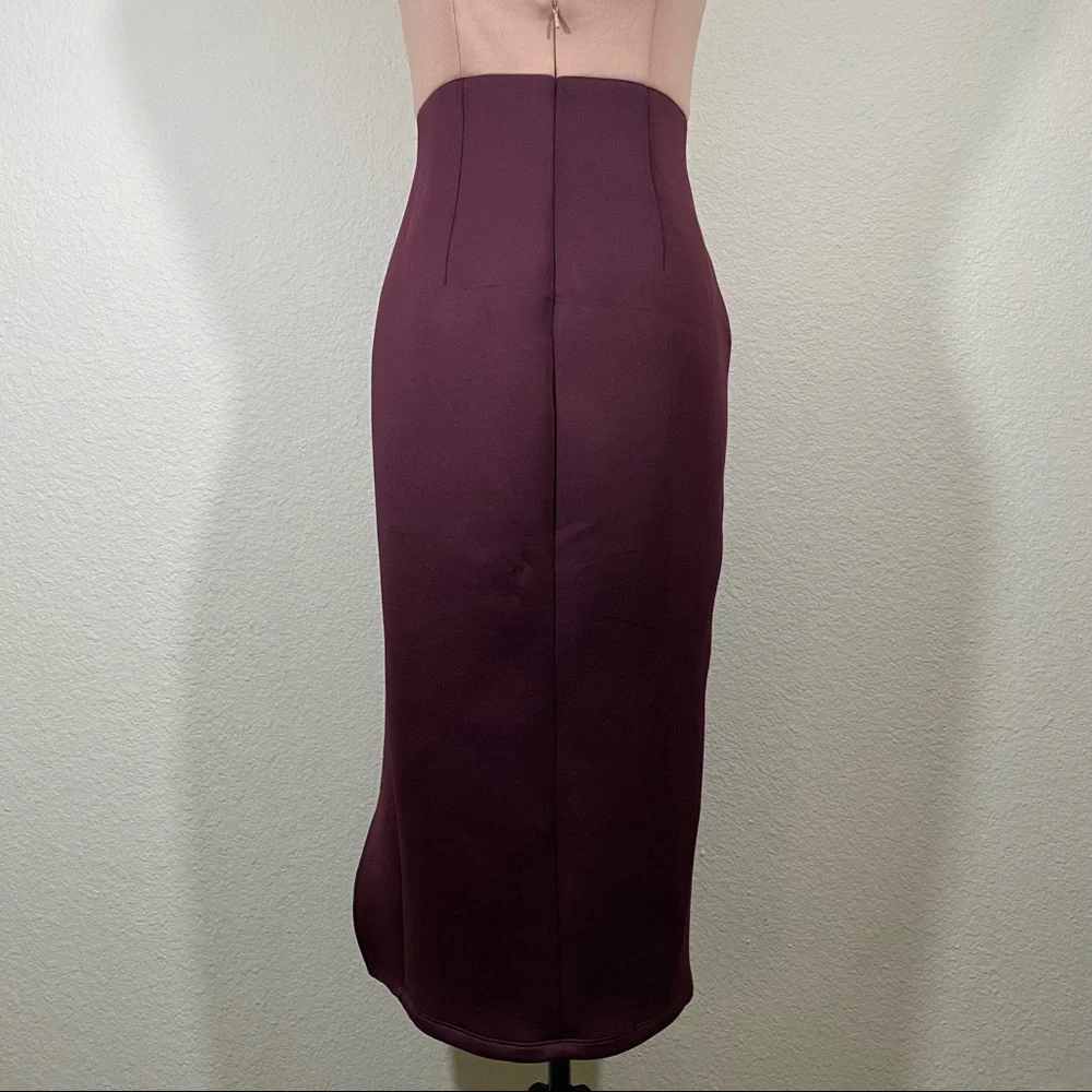 ASOS DESIGN sz:8 Color Block Gold V Bone Thigh High - Picture 11 of 16